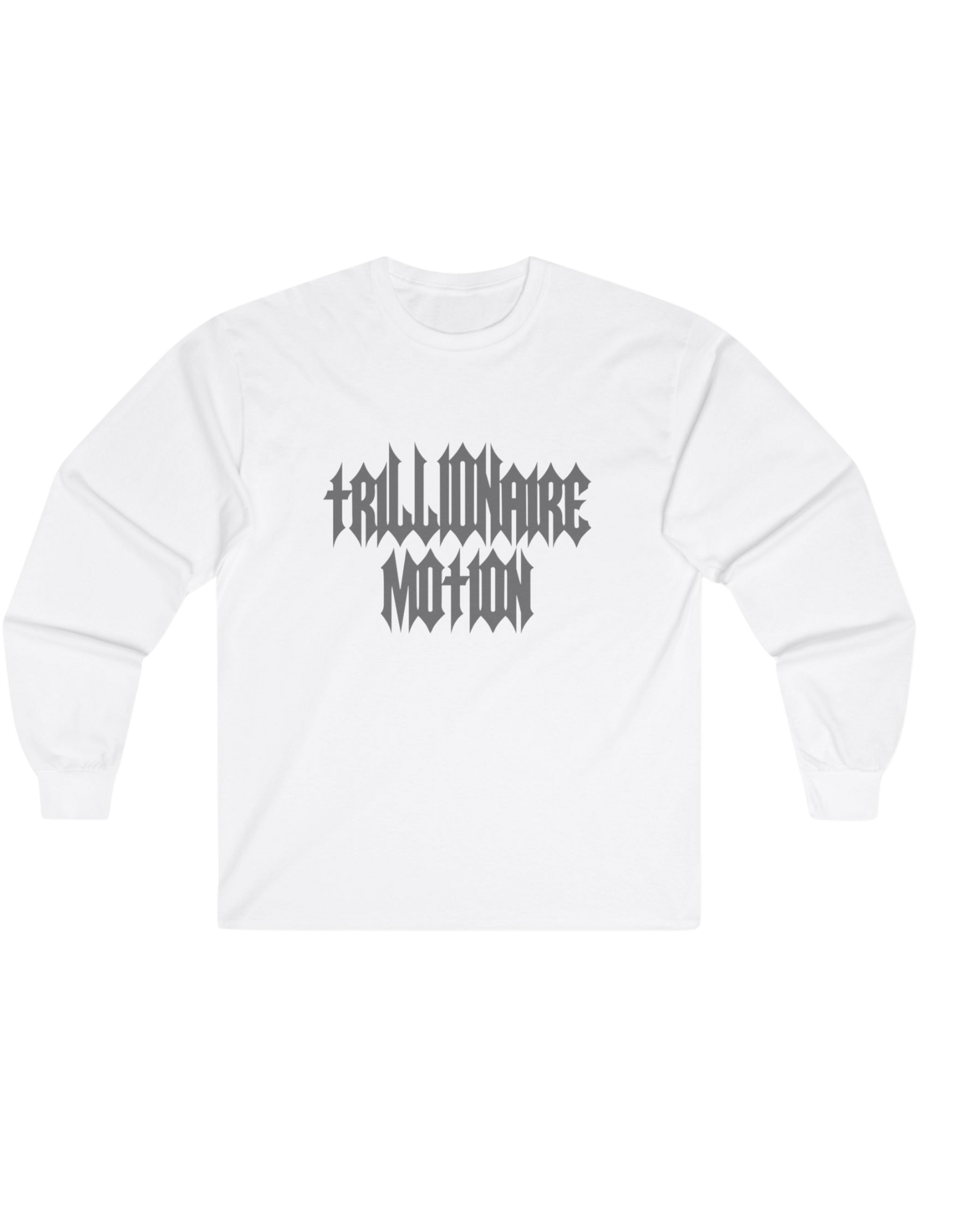 TRILLIONAIRE MOTION TEE (REFLECTIVE WORDING)Long Sleeve