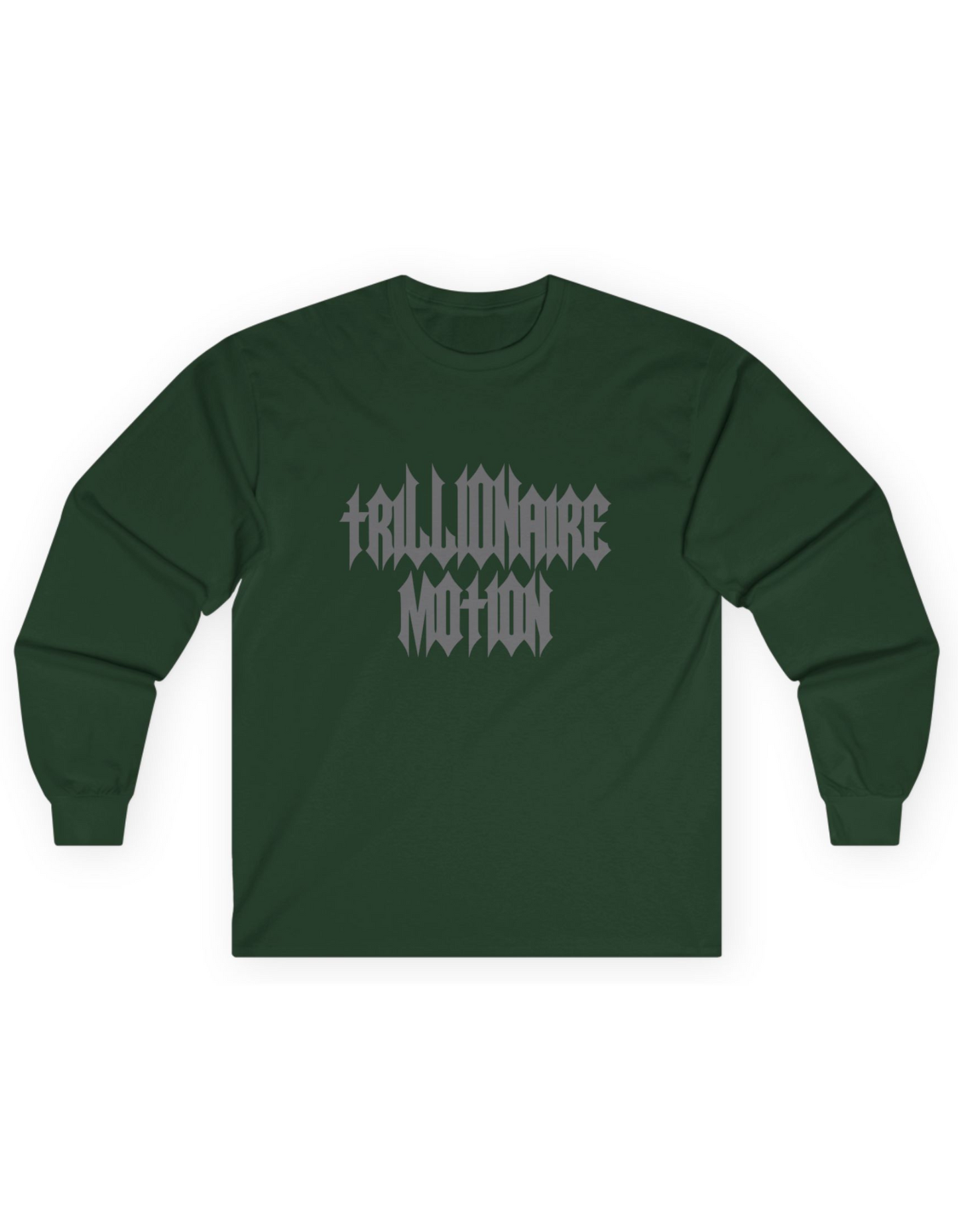 TRILLIONAIRE MOTION TEE (REFLECTIVE WORDING)Long Sleeve