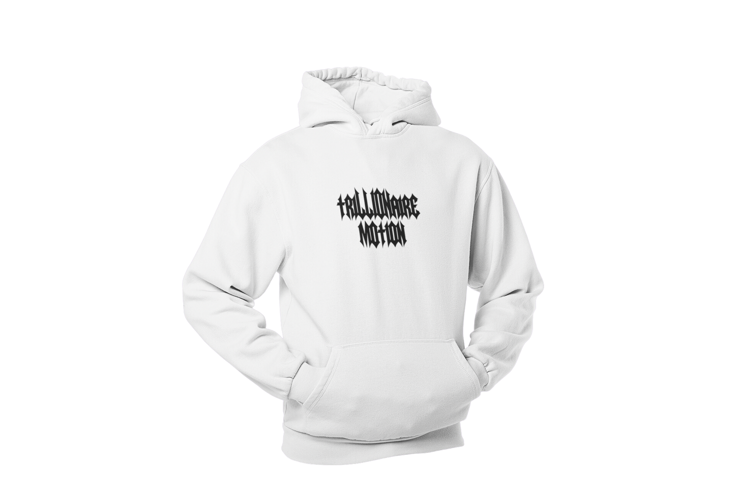 Trillionaire Motion Hoodie (Solid Black Wording)