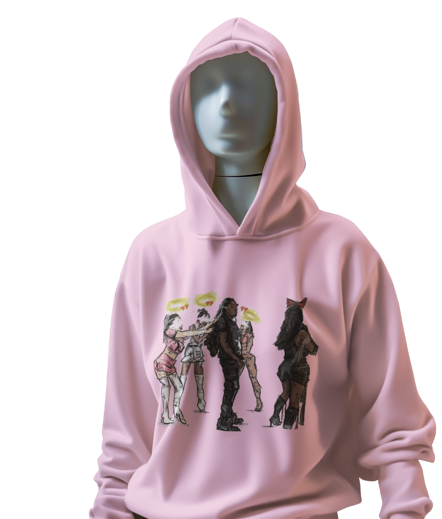 “Money Hungry Hoodie” – Pink Edition