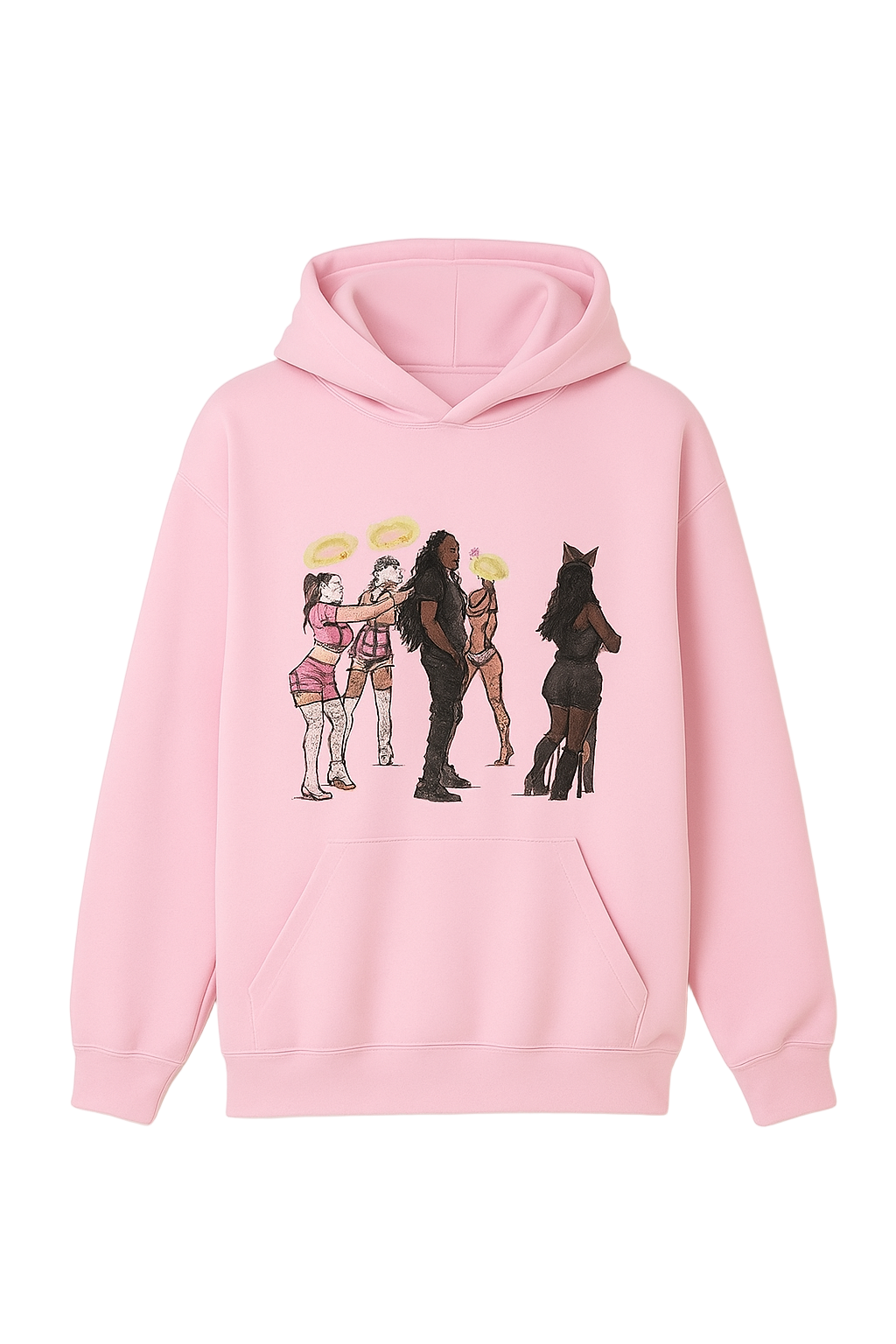 “Money Hungry Hoodie” – Pink Edition